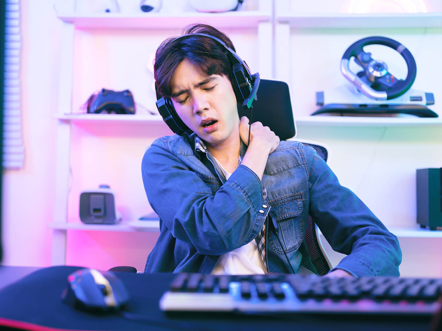 Gamer ergonomics can keep players' neck, back, wrists and more pain-free.